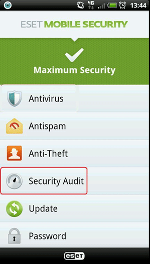 ESET Mobile Security, Security Audit